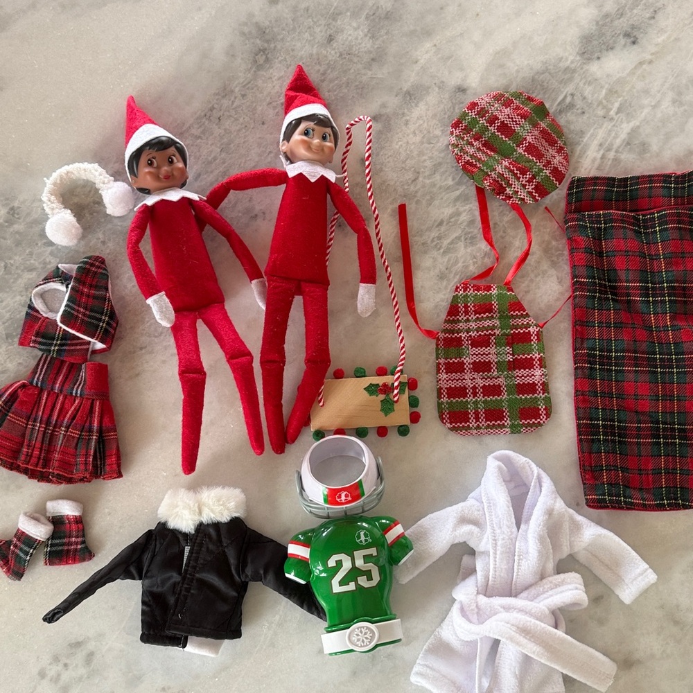 Elf Doll Set with Outfits
